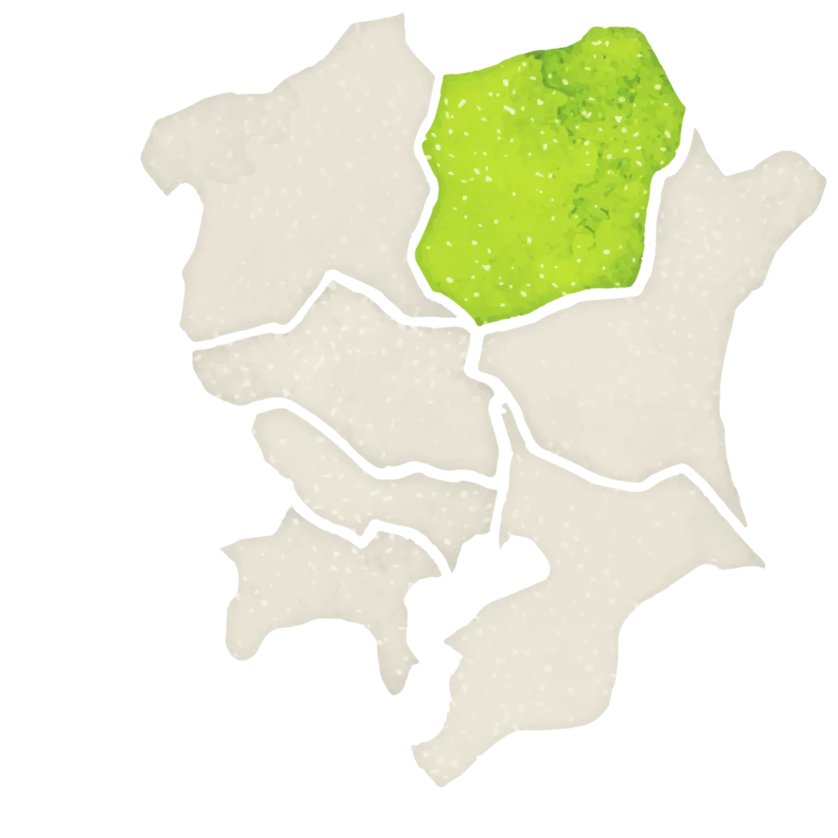 栃木県の地図